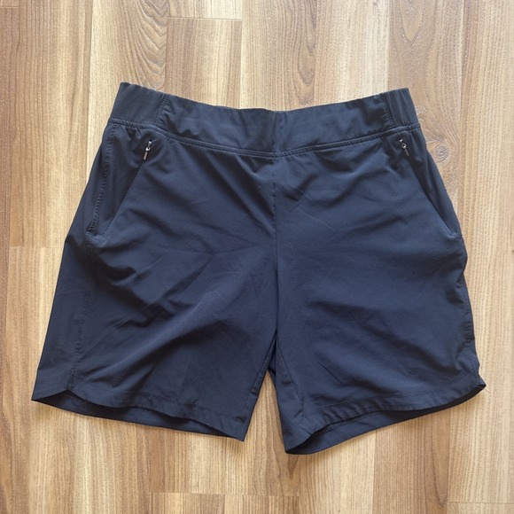 Calia Pants - CALIA by Carrie Underwood Anywhere Rib Waist Shorts Black Size Medium Hiking